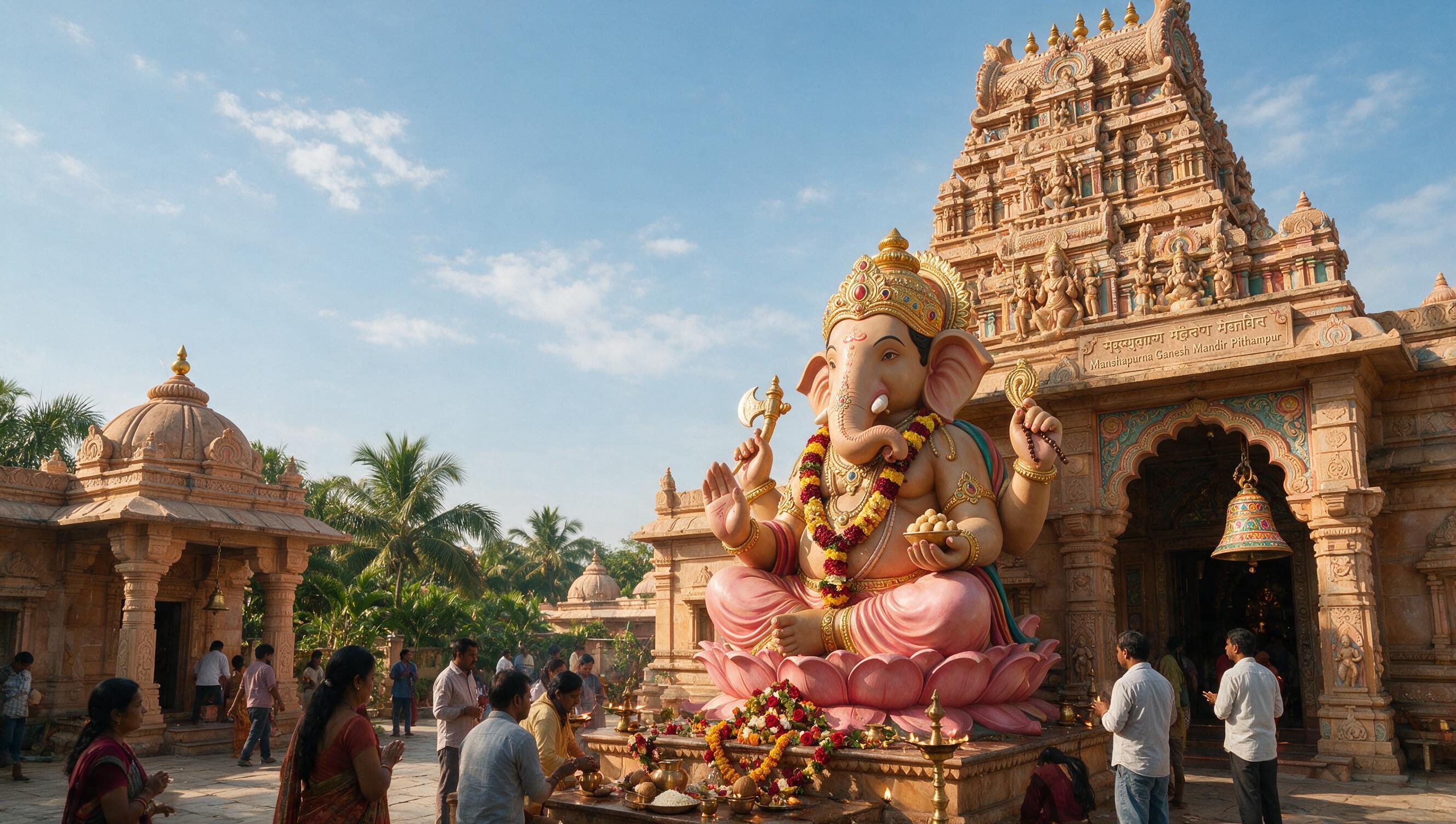 Manshapurna Ganesh Temple in Pithampur