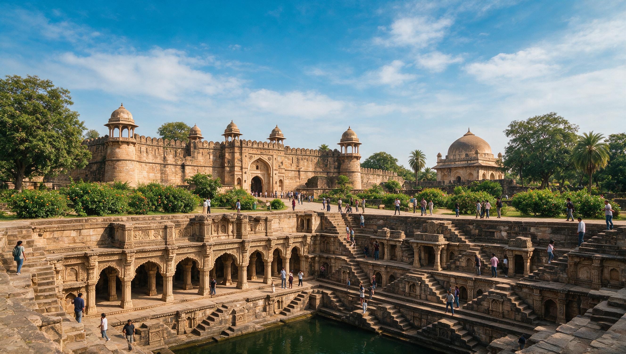Ancient architecture at Mandu